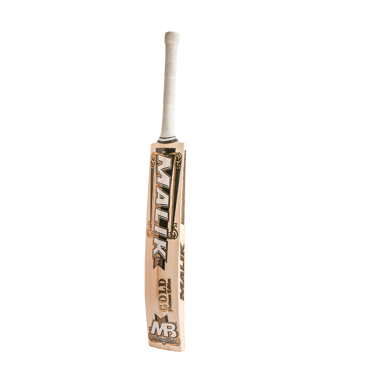 MB Malik Platinum Gold Edition Cricket Bat