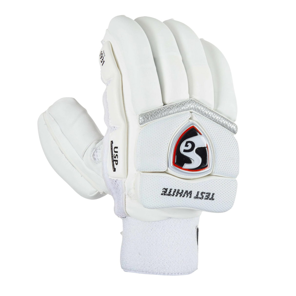 SG Test White Cricket Batting Gloves